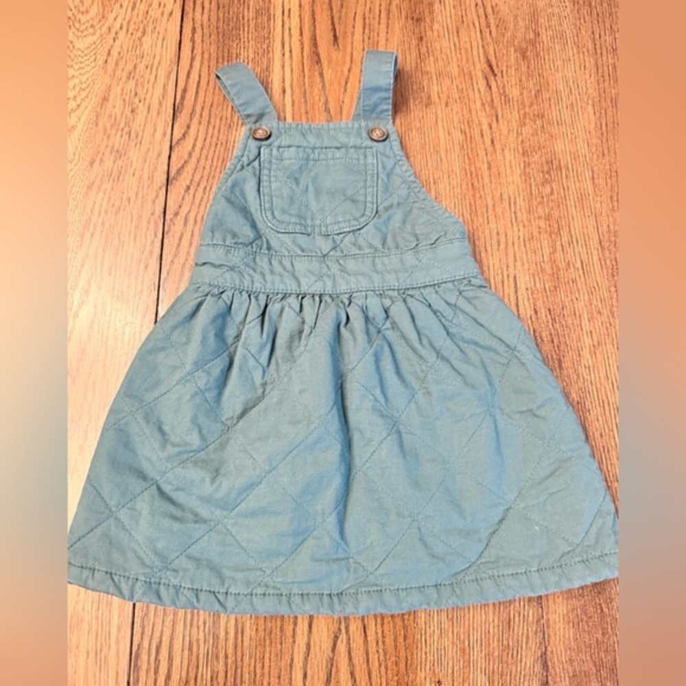 Art Class Forest Green Kids Casual Dress BC